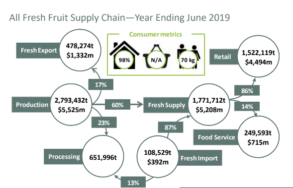 supply chain of fresh fruits