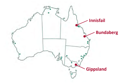 major beans production areas