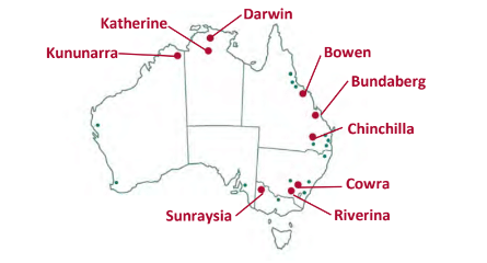 watermelon producing areas