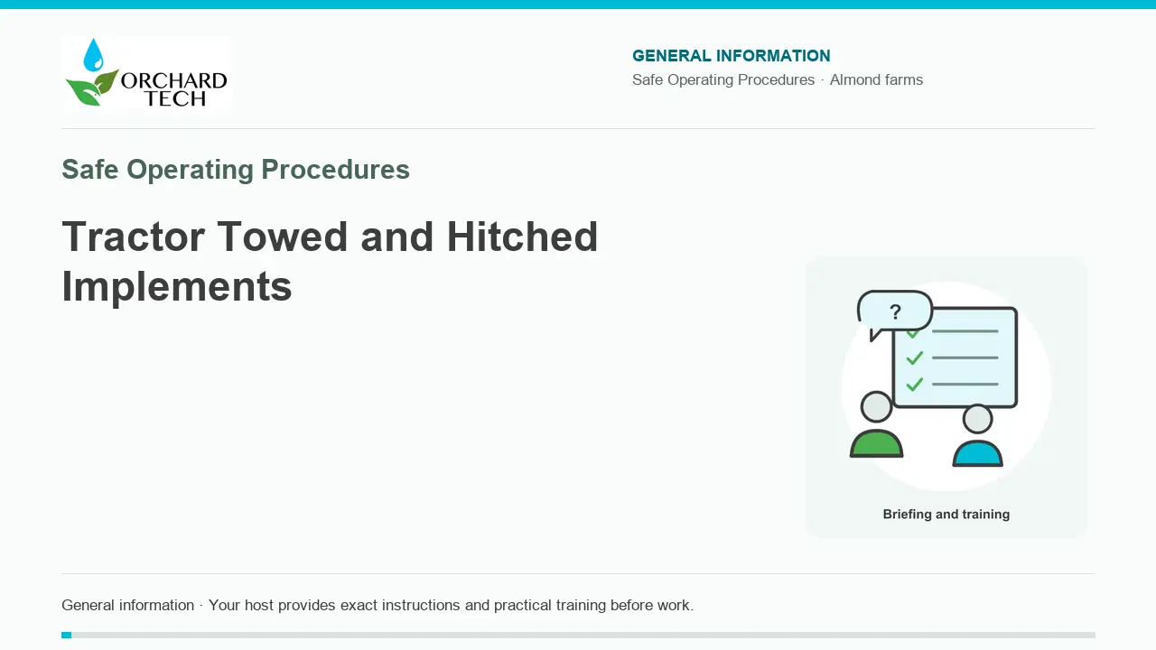Tractor Towed and Hitched Implements video title card